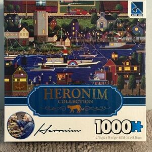 Heronim Collection - Holiday Boat Parade-1000-Piece Puzzle